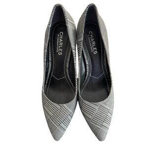 Charles David Plaid Heels